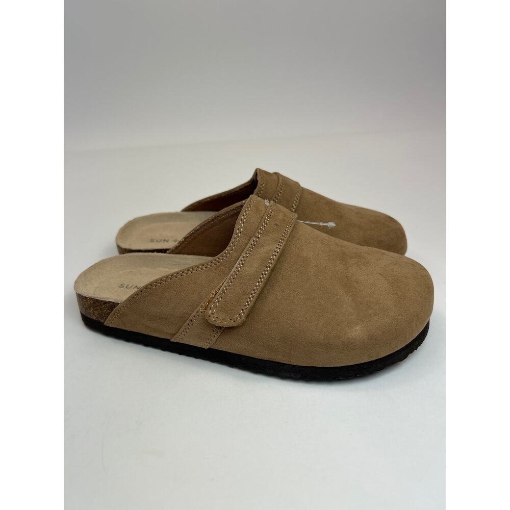 Sun + Stone Kade Tan Slip‎ On Shoes Size 3 M